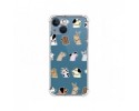 Funda Silicona Antigolpes compatible con Iphone 13 Mini (5.4) diseño Perros Dibujos