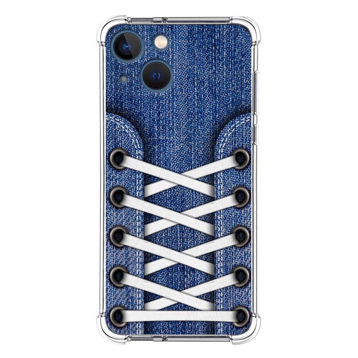 Funda Silicona Antigolpes compatible con Iphone 13 Mini (5.4) diseño Zapatillas 01 Dibujos