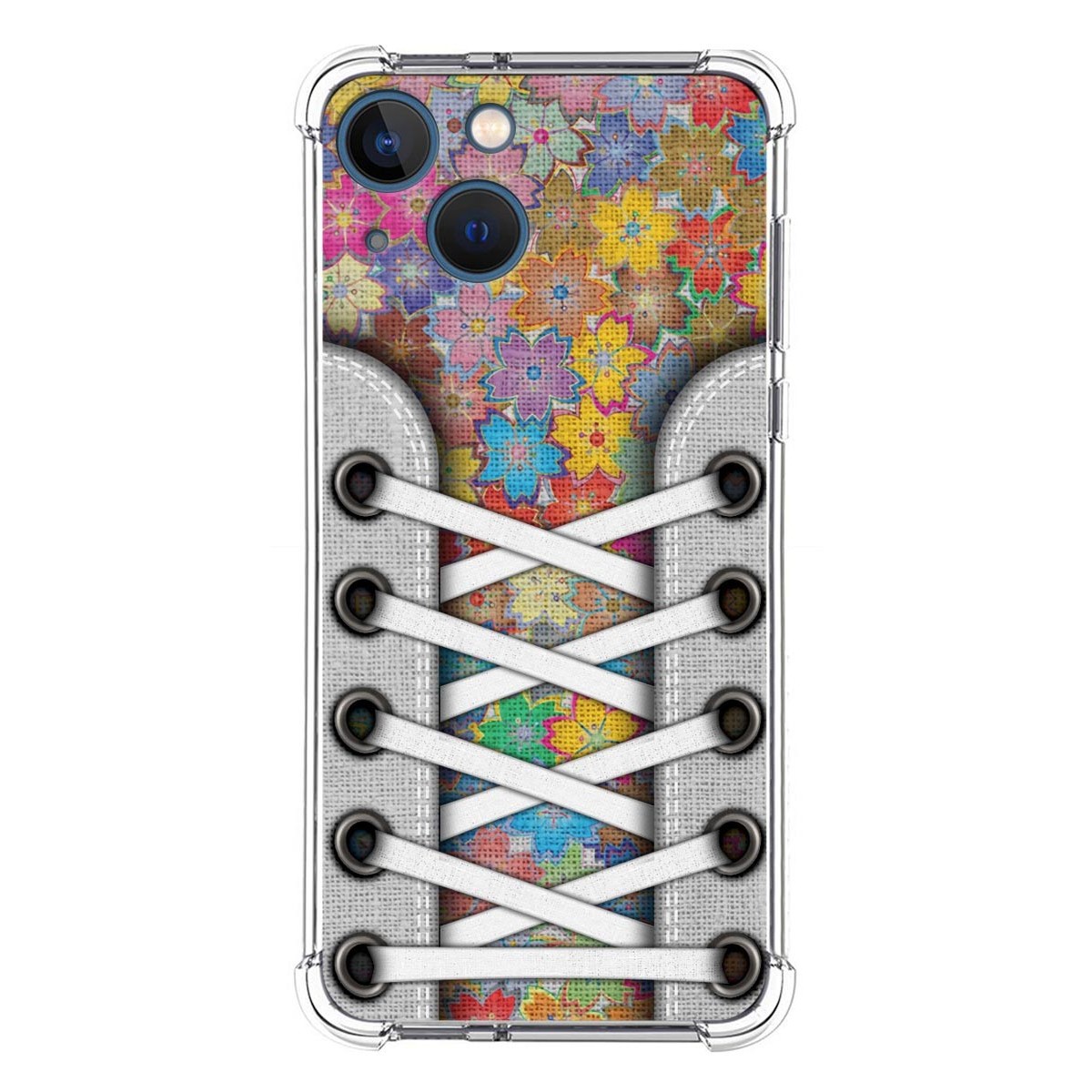 Funda Silicona Antigolpes compatible con Iphone 13 Mini (5.4) diseño Zapatillas 05 Dibujos