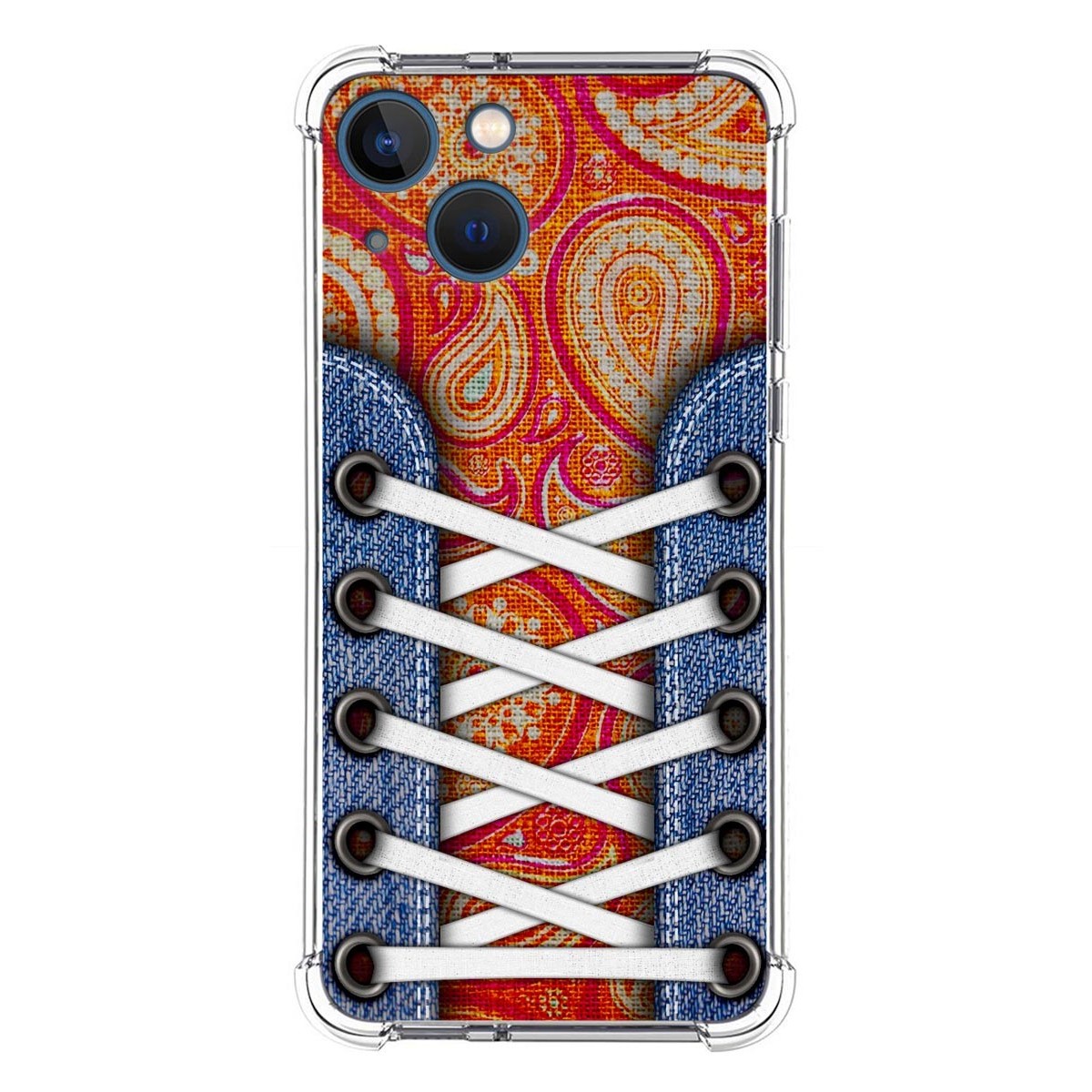 Funda Silicona Antigolpes compatible con Iphone 13 Mini (5.4) diseño Zapatillas 10 Dibujos