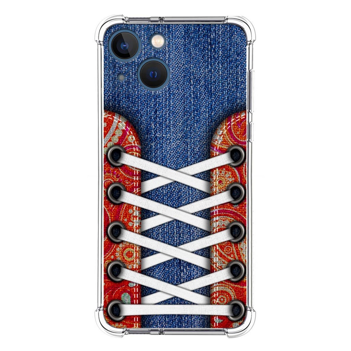 Funda Silicona Antigolpes compatible con Iphone 13 Mini (5.4) diseño Zapatillas 11 Dibujos