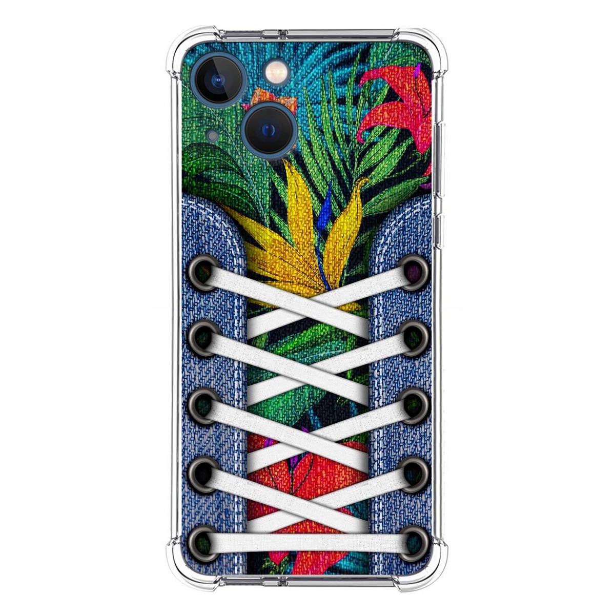 Funda Silicona Antigolpes compatible con Iphone 13 Mini (5.4) diseño Zapatillas 12 Dibujos