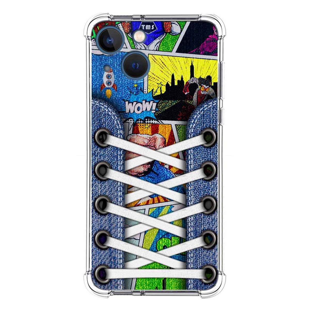 Funda Silicona Antigolpes compatible con Iphone 13 Mini (5.4) diseño Zapatillas 14 Dibujos