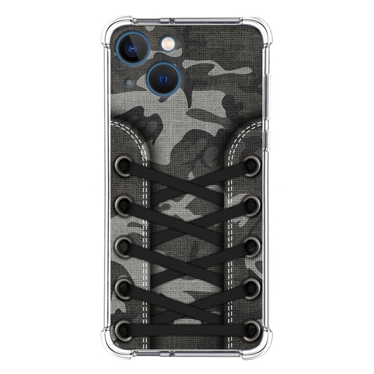 Funda Silicona Antigolpes compatible con Iphone 13 Mini (5.4) diseño Zapatillas 15 Dibujos