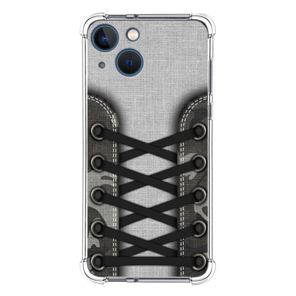 Funda Silicona Antigolpes compatible con Iphone 13 Mini (5.4) diseño Zapatillas 16 Dibujos