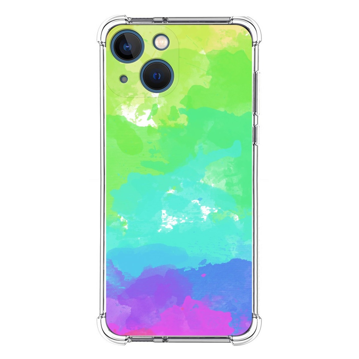 Funda Silicona Antigolpes compatible con Iphone 13 Mini (5.4) diseño Acuarela 03 Dibujos