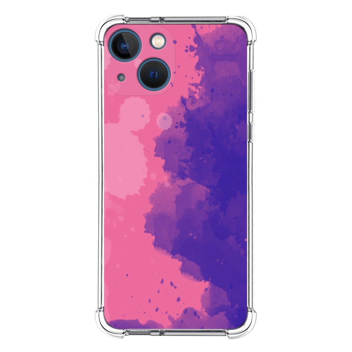 Funda Silicona Antigolpes compatible con Iphone 13 Mini (5.4) diseño Acuarela 07 Dibujos