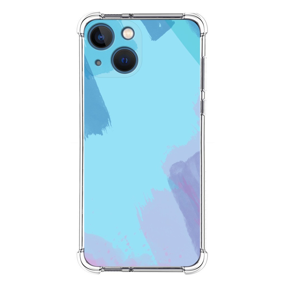 Funda Silicona Antigolpes compatible con Iphone 13 Mini (5.4) diseño Acuarela 10 Dibujos
