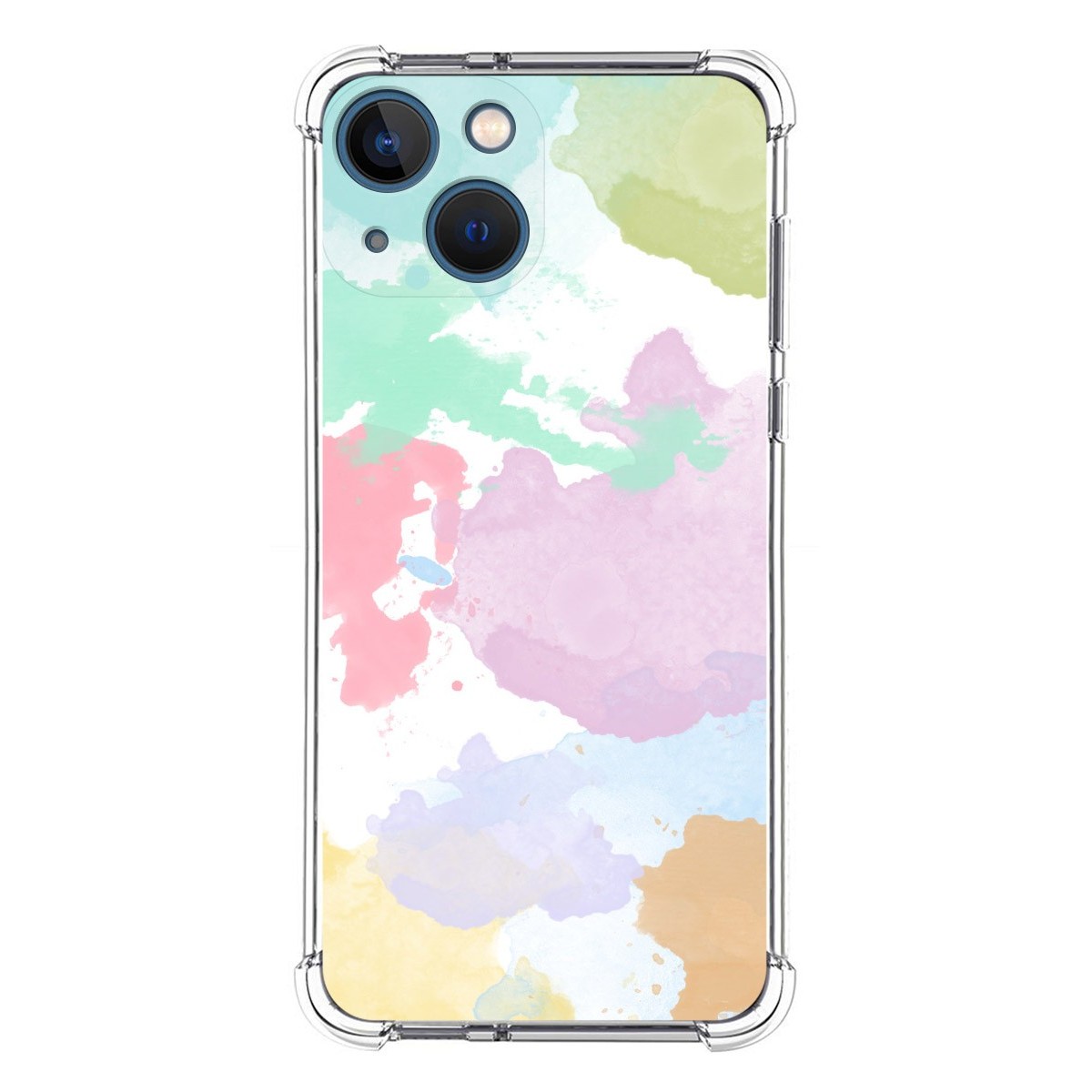 Funda Silicona Antigolpes compatible con Iphone 13 Mini (5.4) diseño Acuarela 11 Dibujos