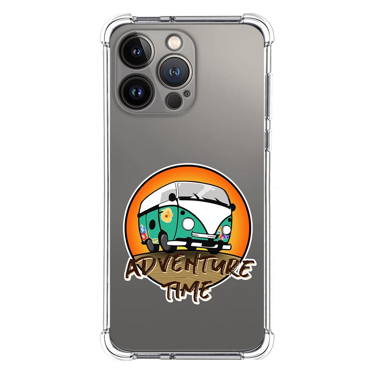 Funda Silicona Antigolpes compatible con Iphone 13 Pro (6.1) diseño Adventure Time Dibujos