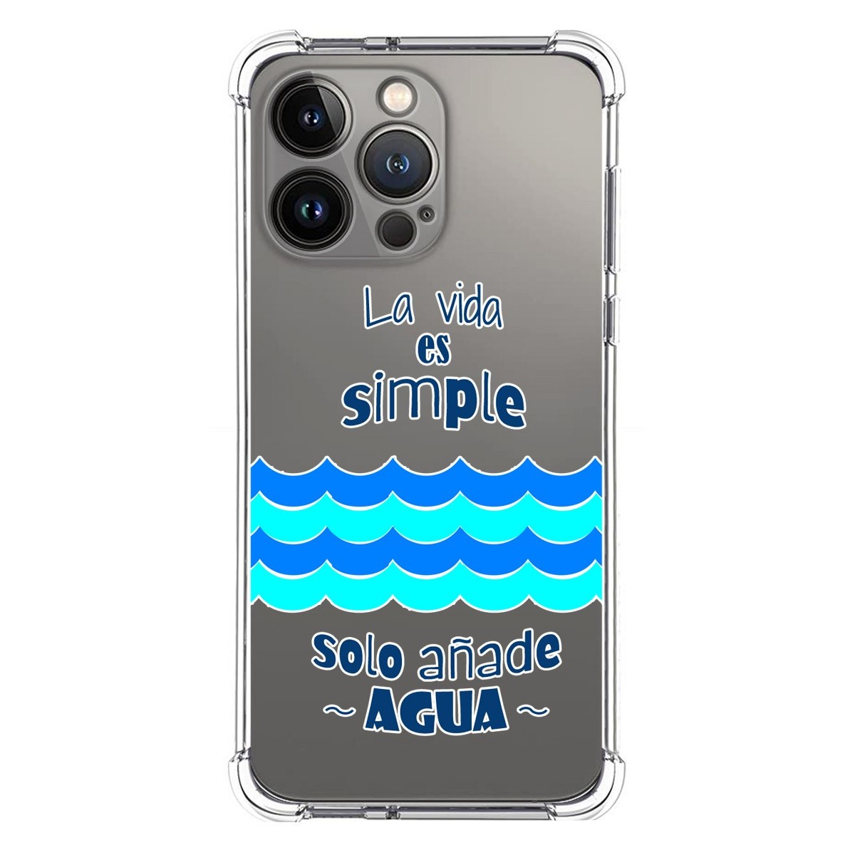 Funda Silicona Antigolpes compatible con Iphone 13 Pro (6.1) diseño Agua Dibujos