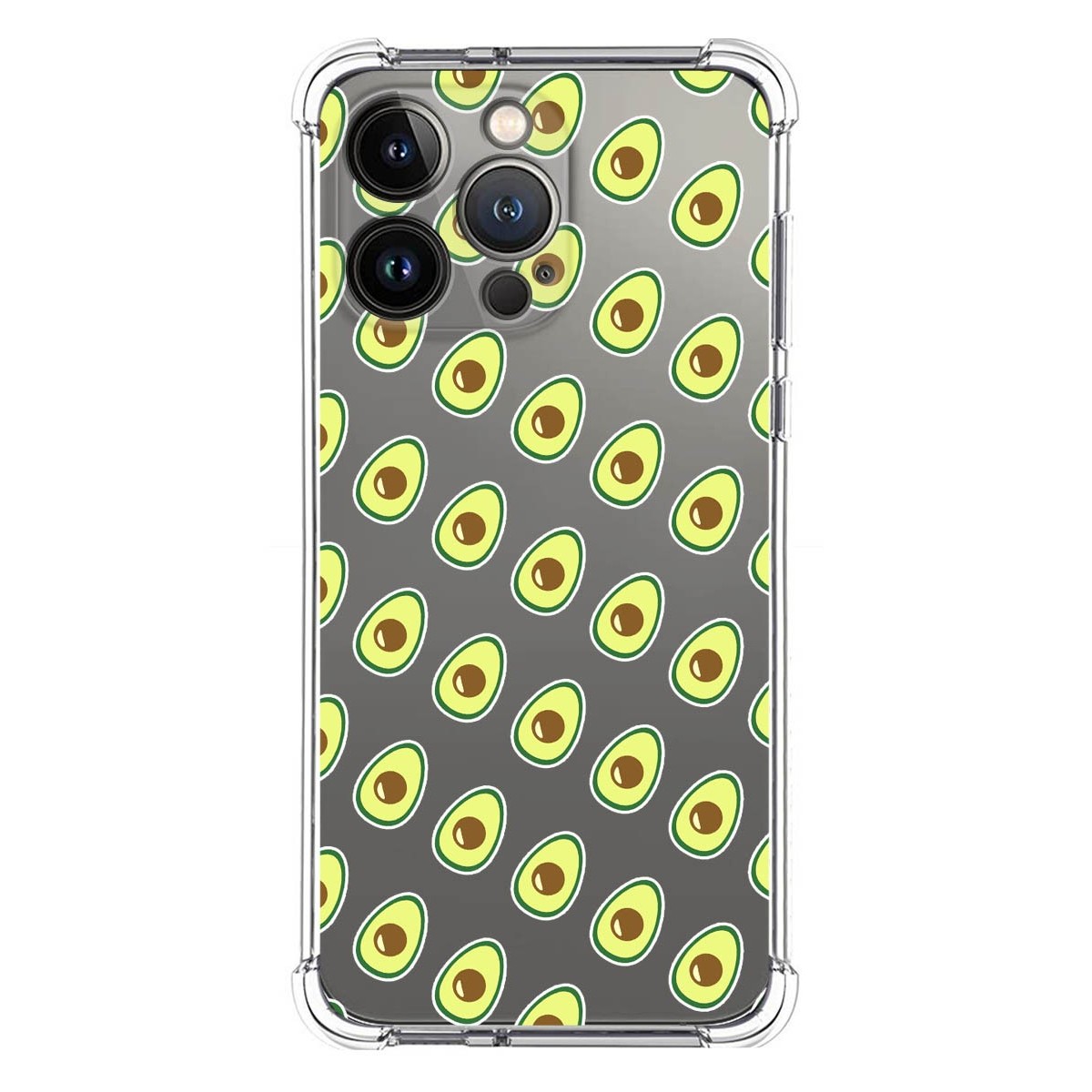 Funda Silicona Antigolpes compatible con Iphone 13 Pro (6.1) diseño Aguacate Dibujos