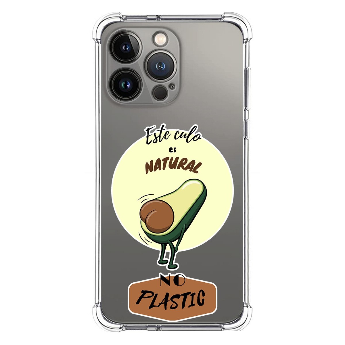 Funda Silicona Antigolpes compatible con Iphone 13 Pro (6.1) diseño Culo Natural Dibujos