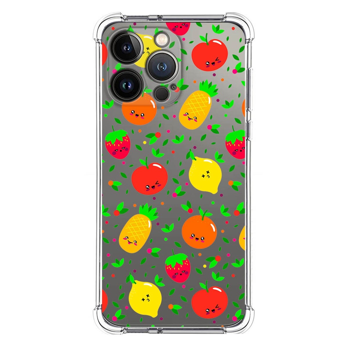 Funda Silicona Antigolpes compatible con Iphone 13 Pro (6.1) diseño Frutas 01 Dibujos
