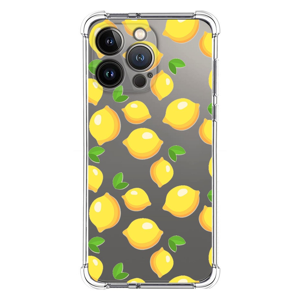 Funda Silicona Antigolpes compatible con Iphone 13 Pro (6.1) diseño Limones Dibujos