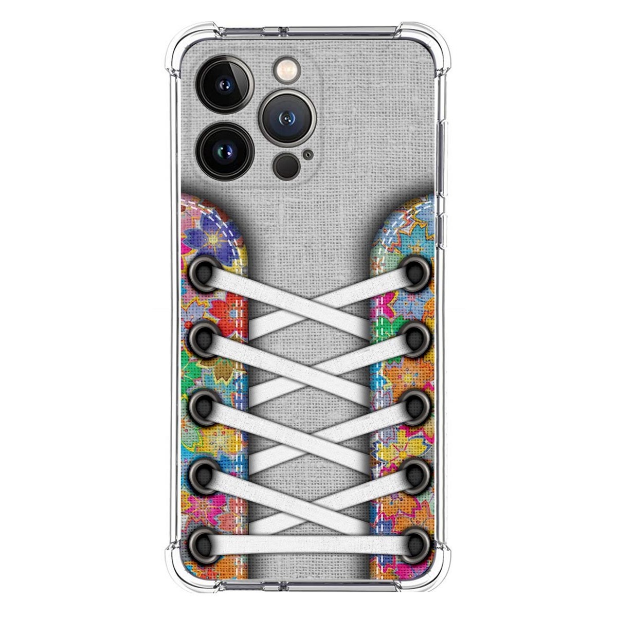 Funda Silicona Antigolpes compatible con Iphone 13 Pro (6.1) diseño Zapatillas 04 Dibujos