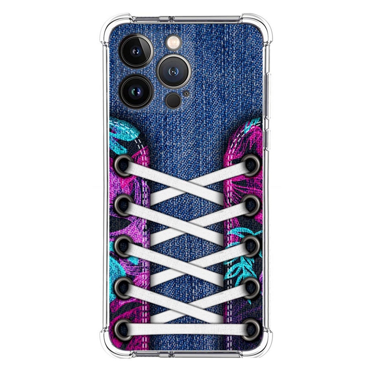 Funda Silicona Antigolpes compatible con Iphone 13 Pro (6.1) diseño Zapatillas 06 Dibujos