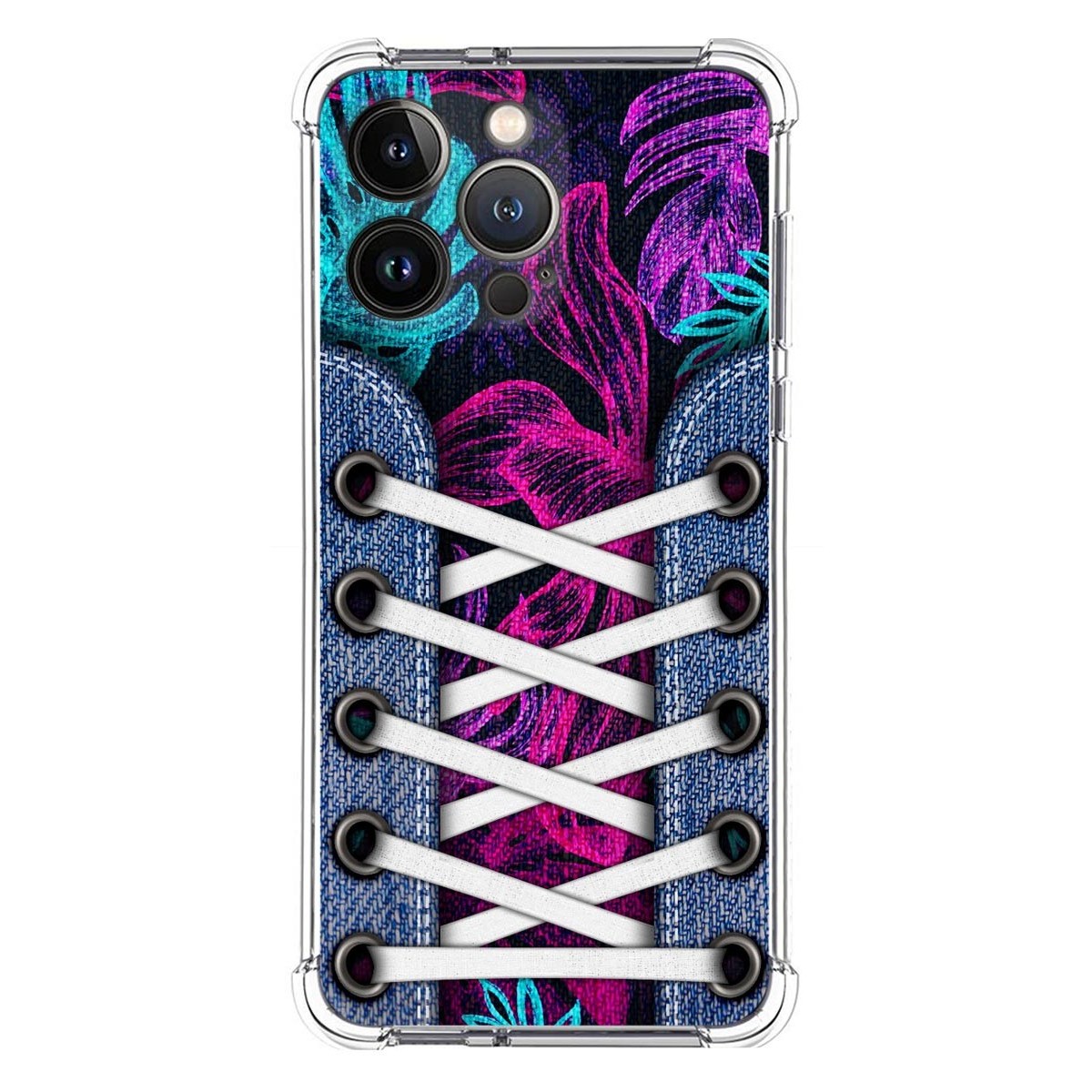 Funda Silicona Antigolpes compatible con Iphone 13 Pro (6.1) diseño Zapatillas 07 Dibujos