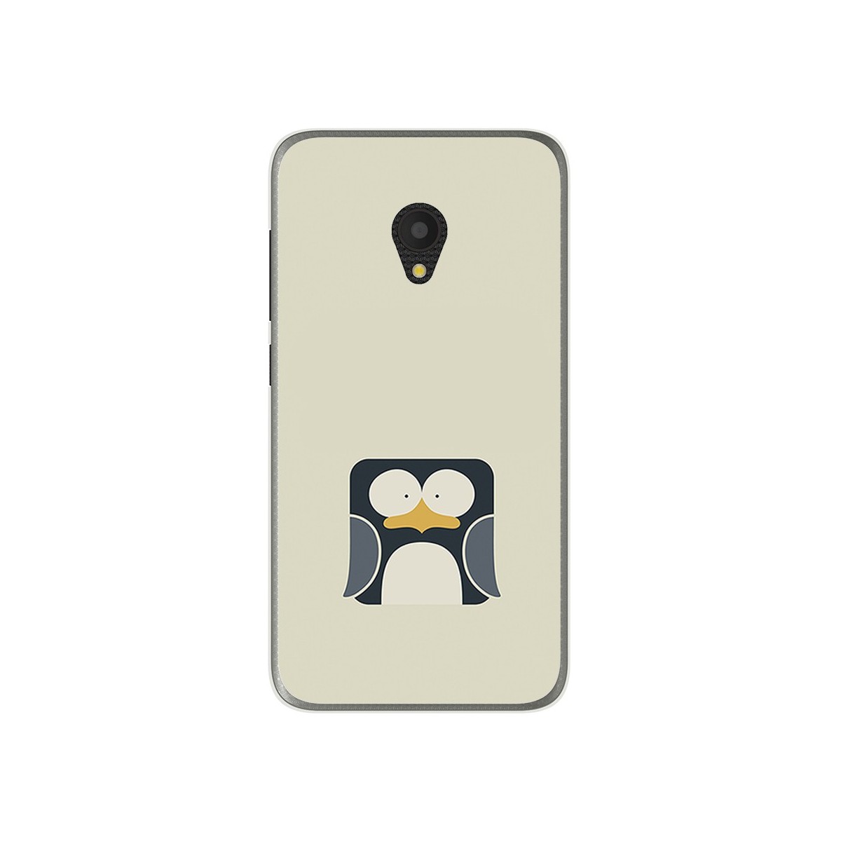 Funda Gel Tpu para Alcatel U5 (4G) / Orange Rise 52 Diseño Pingüino Dibujos