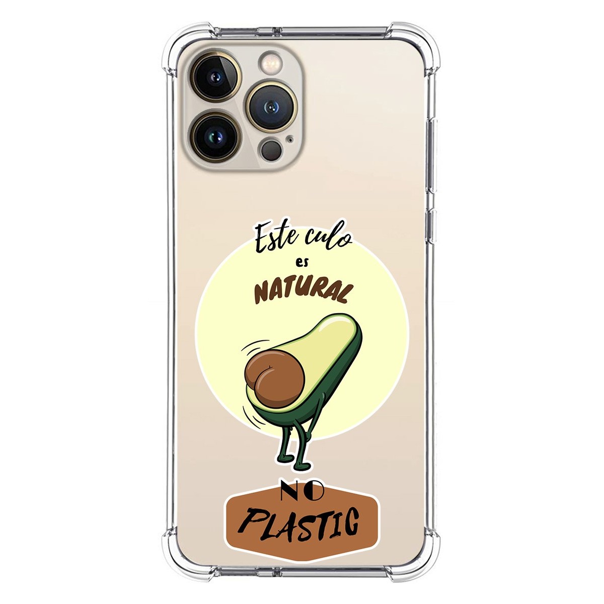 Funda Silicona Antigolpes compatible con Iphone 13 Pro Max (6.7) diseño Culo Natural Dibujos