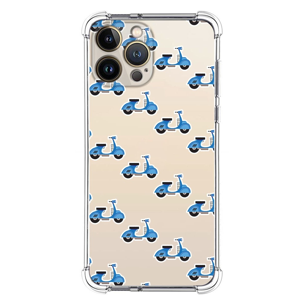 Funda Silicona Antigolpes compatible con Iphone 13 Pro Max (6.7) diseño Scooter Dibujos
