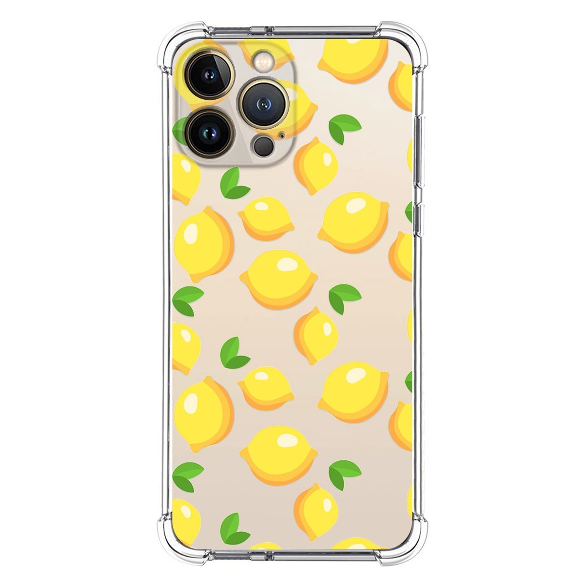Funda Silicona Antigolpes compatible con Iphone 13 Pro Max (6.7) diseño Limones Dibujos