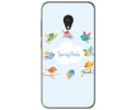 Funda Gel Tpu para Alcatel U5 (4G) / Orange Rise 52 Diseño Spring Birds Dibujos