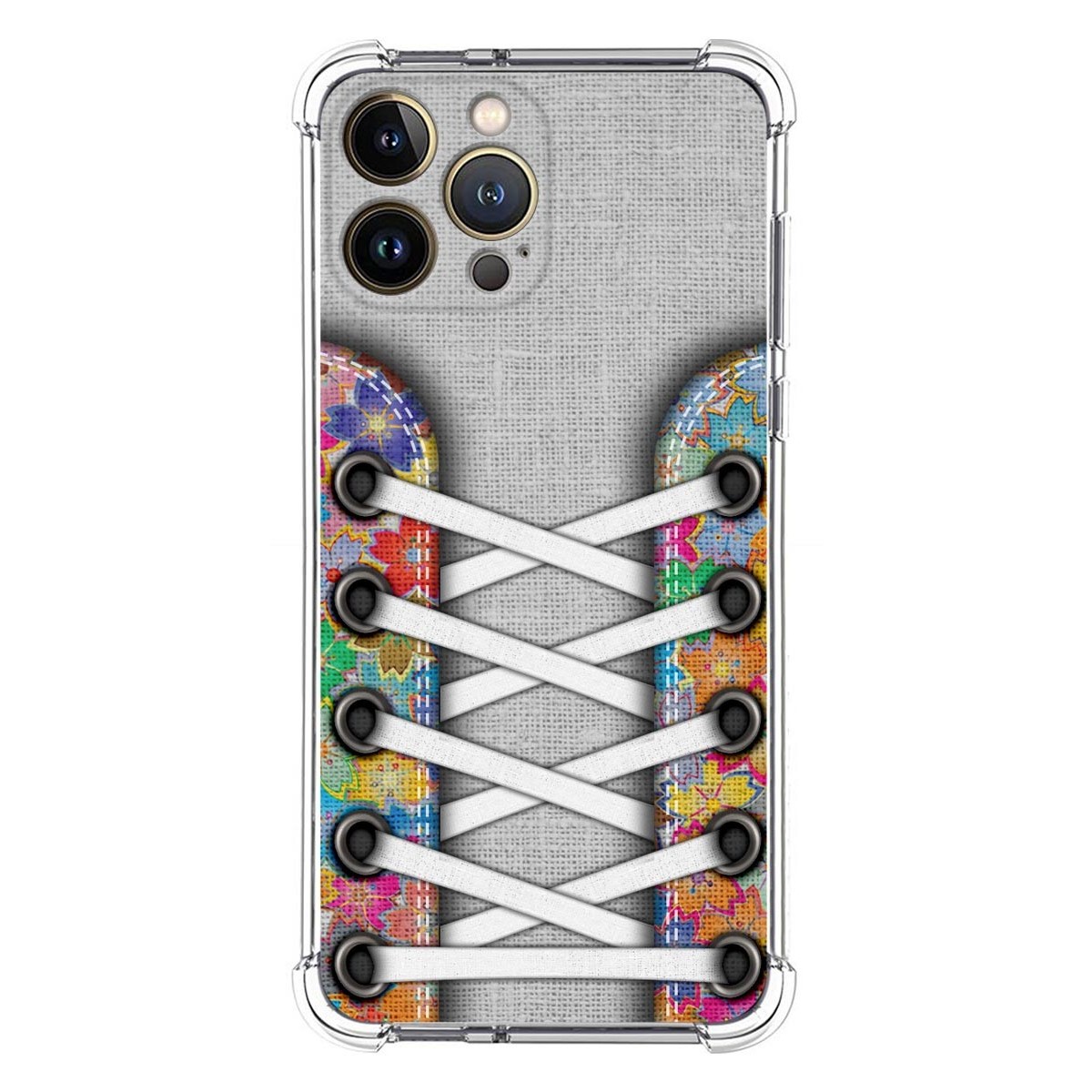 Funda Silicona Antigolpes compatible con Iphone 13 Pro Max (6.7) diseño Zapatillas 04 Dibujos