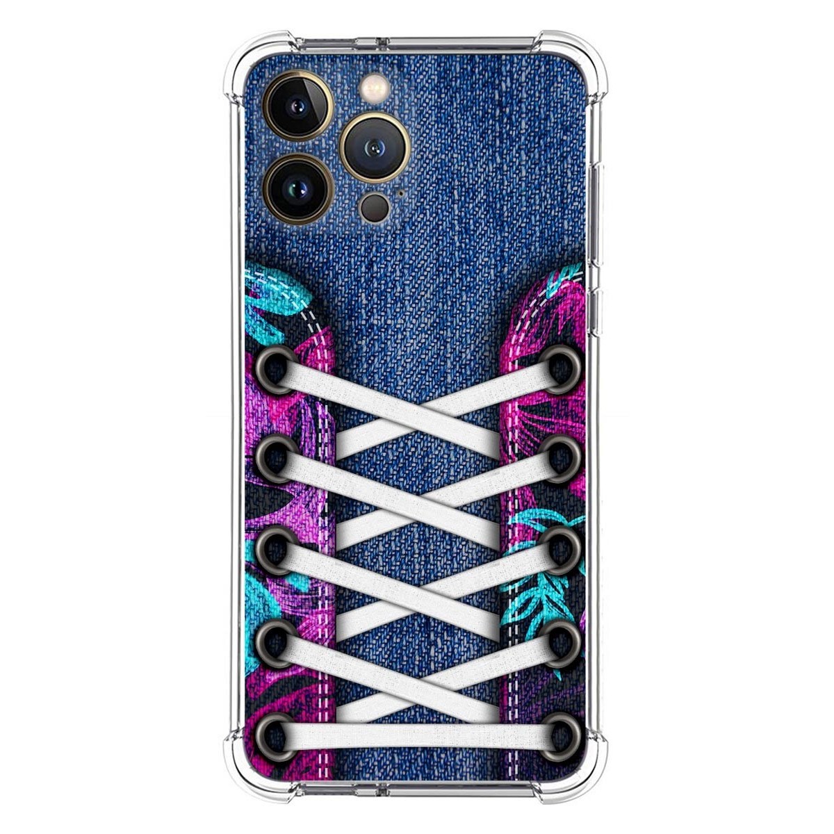 Funda Silicona Antigolpes compatible con Iphone 13 Pro Max (6.7) diseño Zapatillas 06 Dibujos