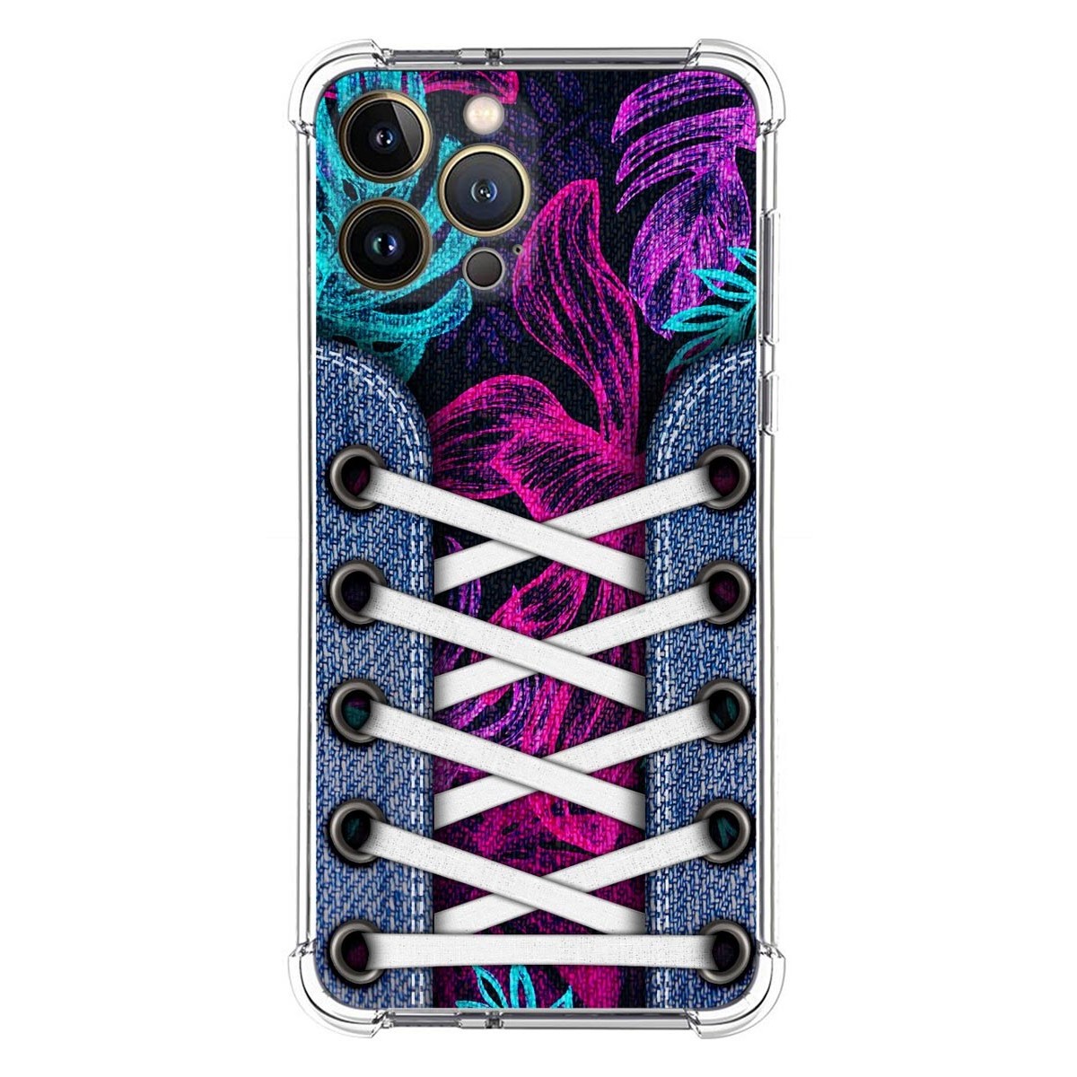 Funda Silicona Antigolpes compatible con Iphone 13 Pro Max (6.7) diseño Zapatillas 07 Dibujos