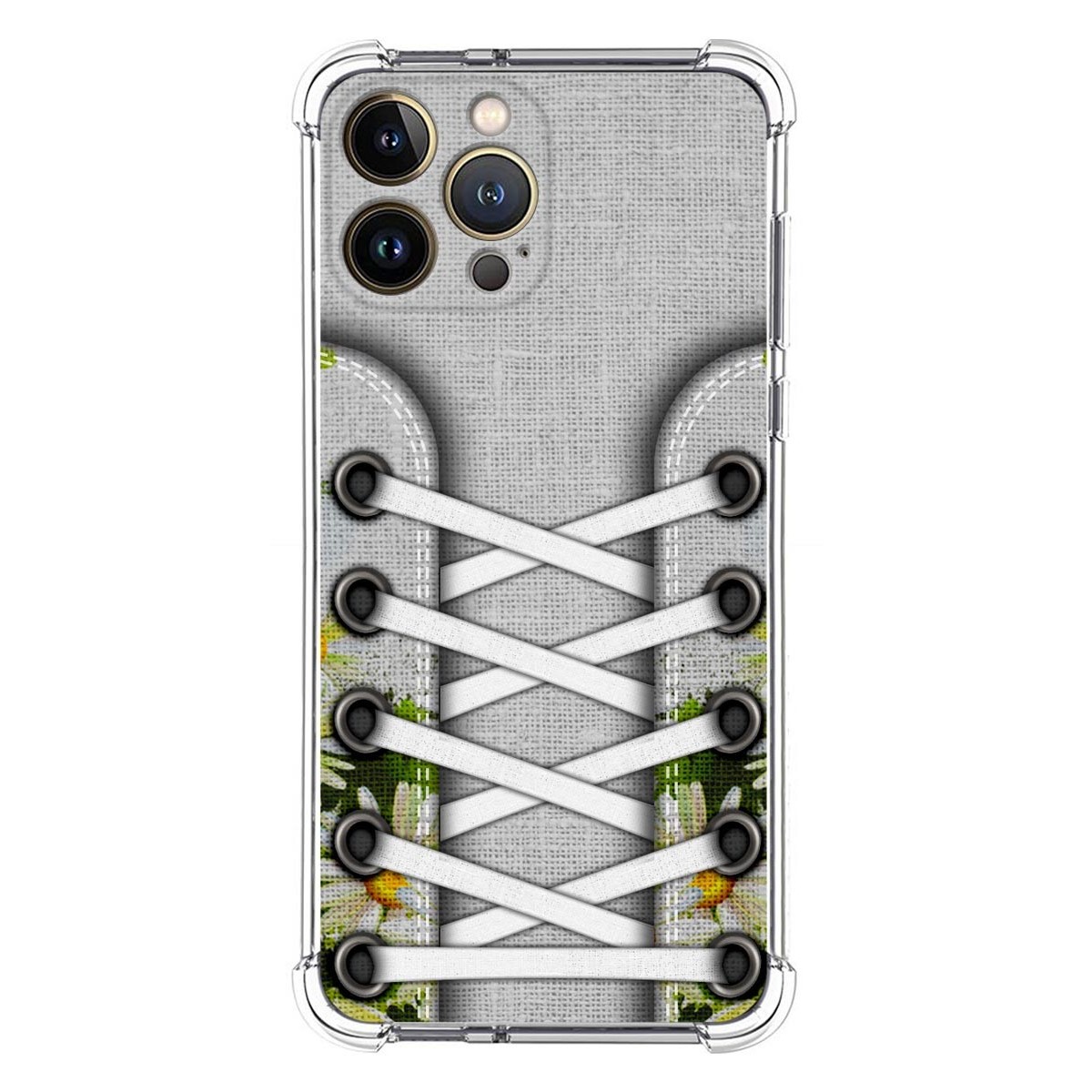 Funda Silicona Antigolpes compatible con Iphone 13 Pro Max (6.7) diseño Zapatillas 08 Dibujos