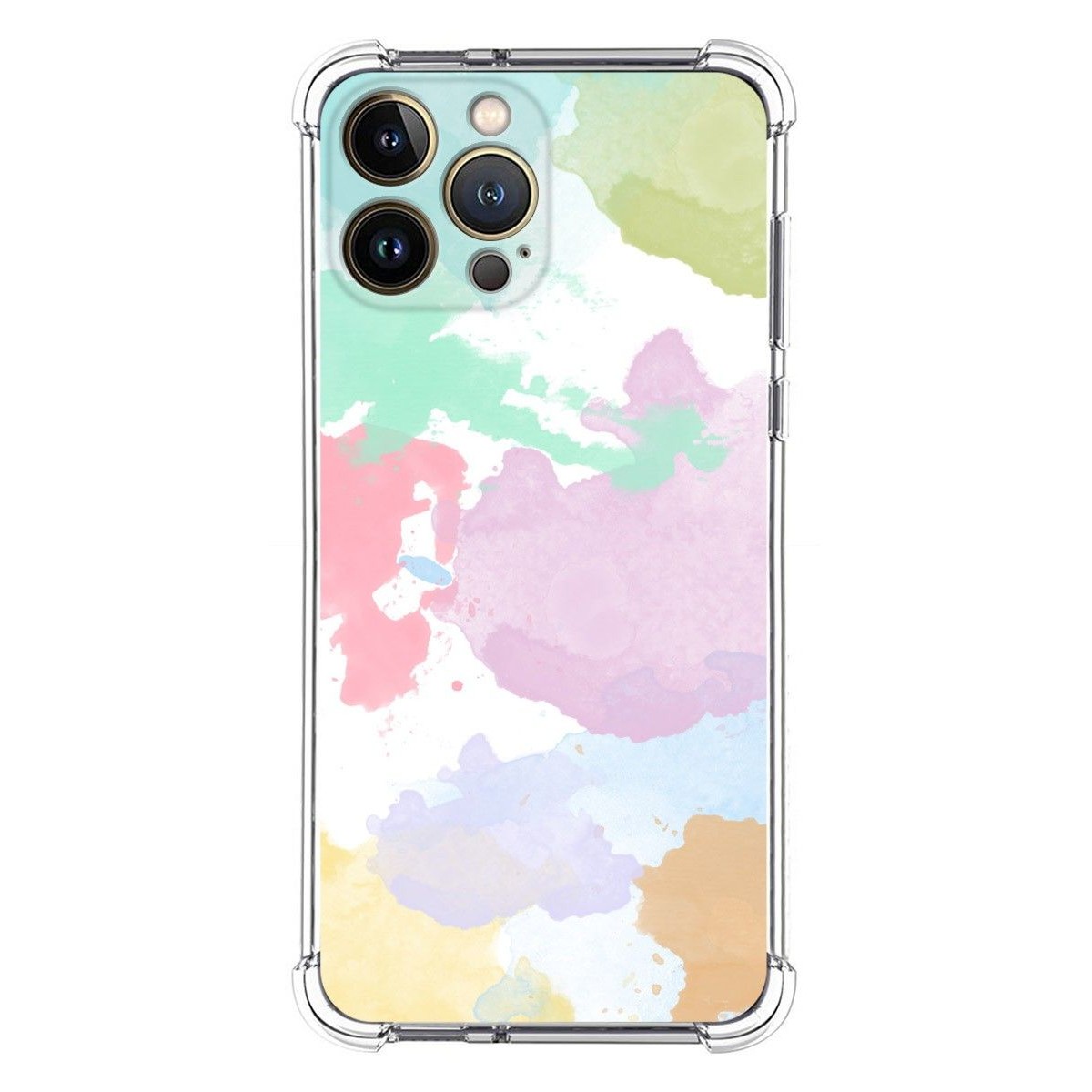 Funda Silicona Antigolpes compatible con Iphone 13 Pro Max (6.7) diseño Acuarela 11 Dibujos
