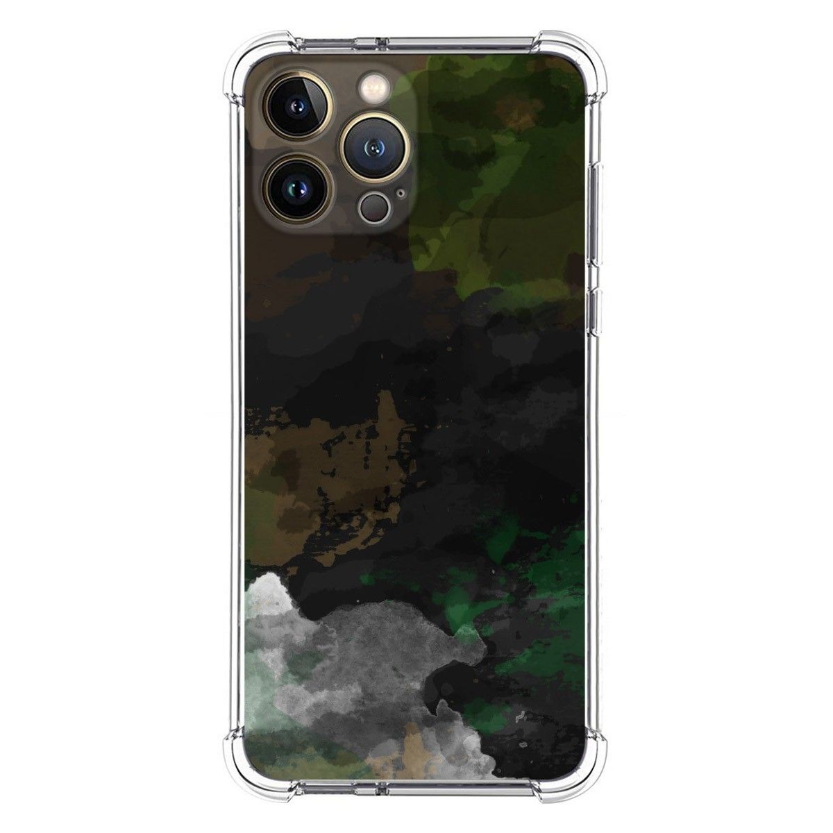 Funda Silicona Antigolpes compatible con Iphone 13 Pro Max (6.7) diseño Acuarela 12 Dibujos