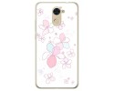 Funda Gel Tpu para Huawei Y7 Diseño Flores Minimal Dibujos