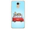 Funda Gel Tpu para Huawei Y7 Diseño Furgoneta Dibujos
