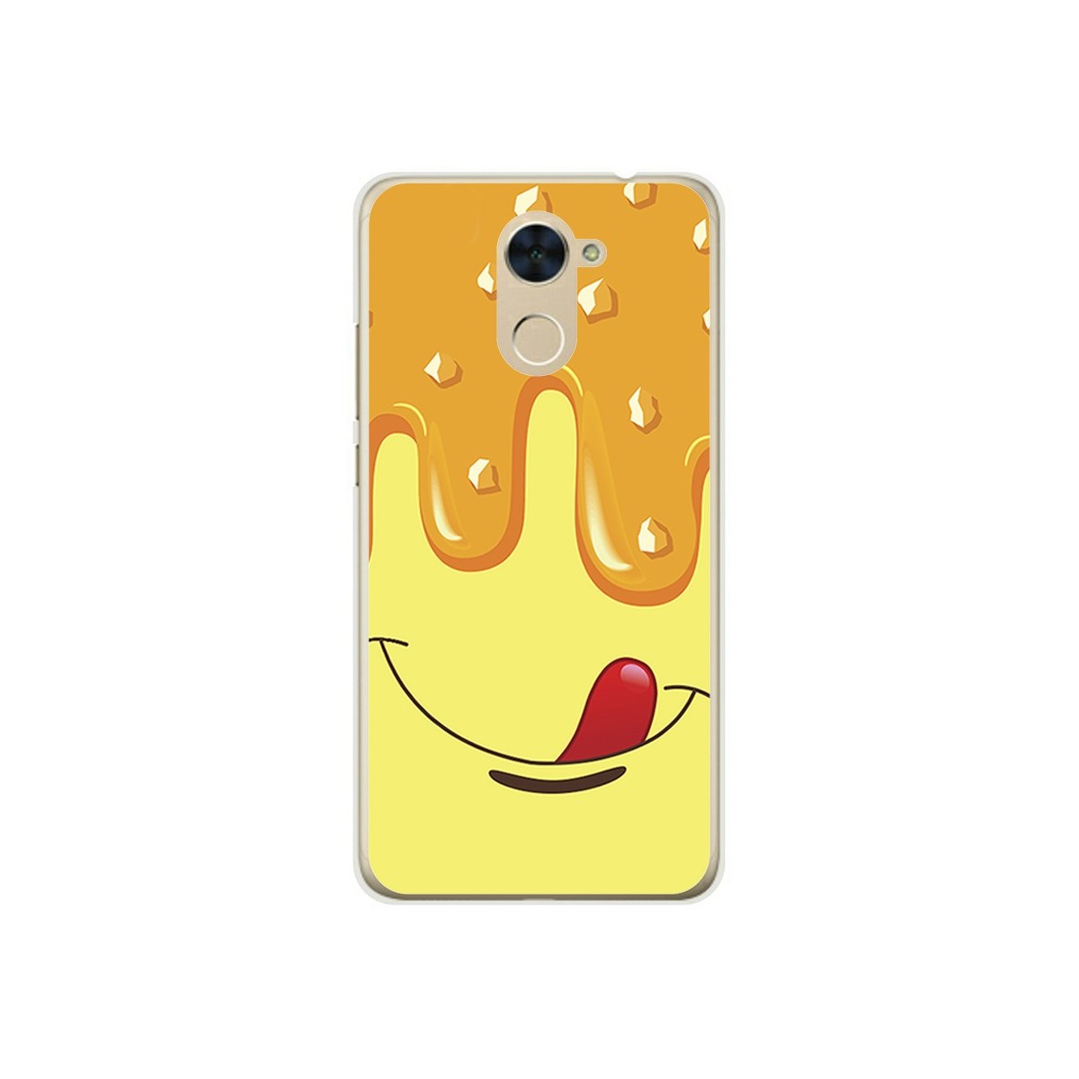 Funda Gel Tpu para Huawei Y7 Diseño Helado Vainilla Dibujos