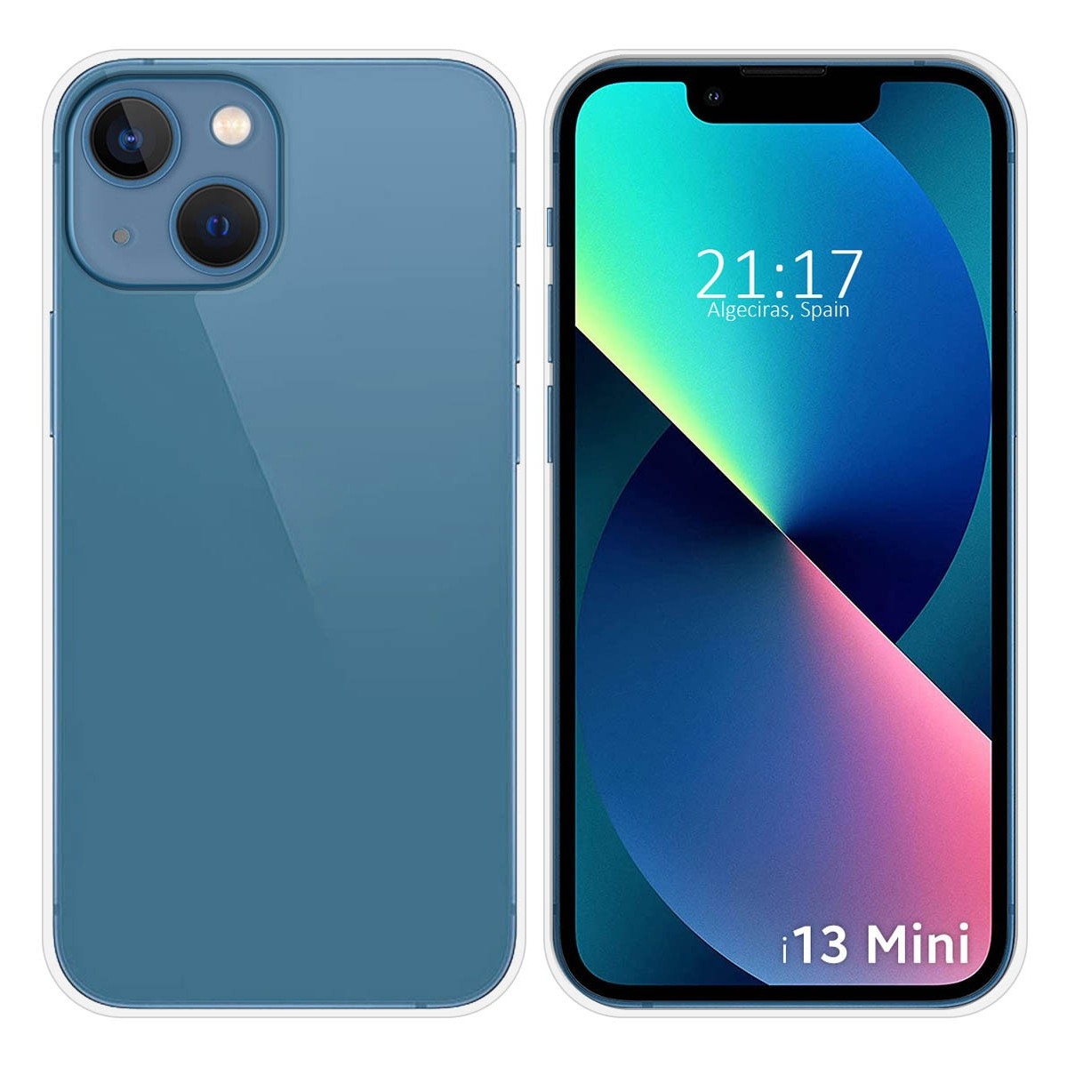 Funda Silicona Gel TPU Transparente compatible con Iphone 13 Mini (5.4)