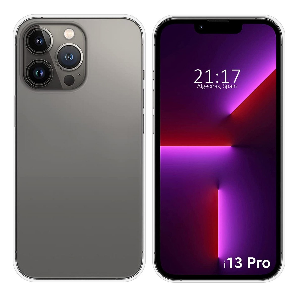 Funda Silicona Gel TPU Transparente compatible con Iphone 13 Pro (6.1)