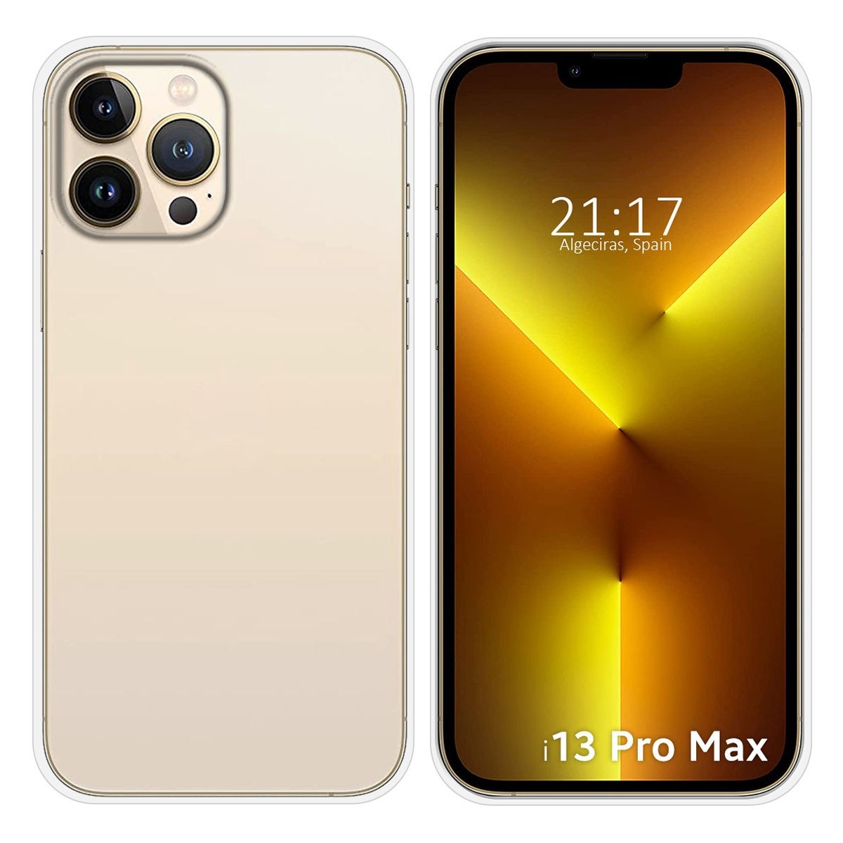 Funda Silicona Gel TPU Transparente compatible con Iphone 13 Pro Max (6.7)