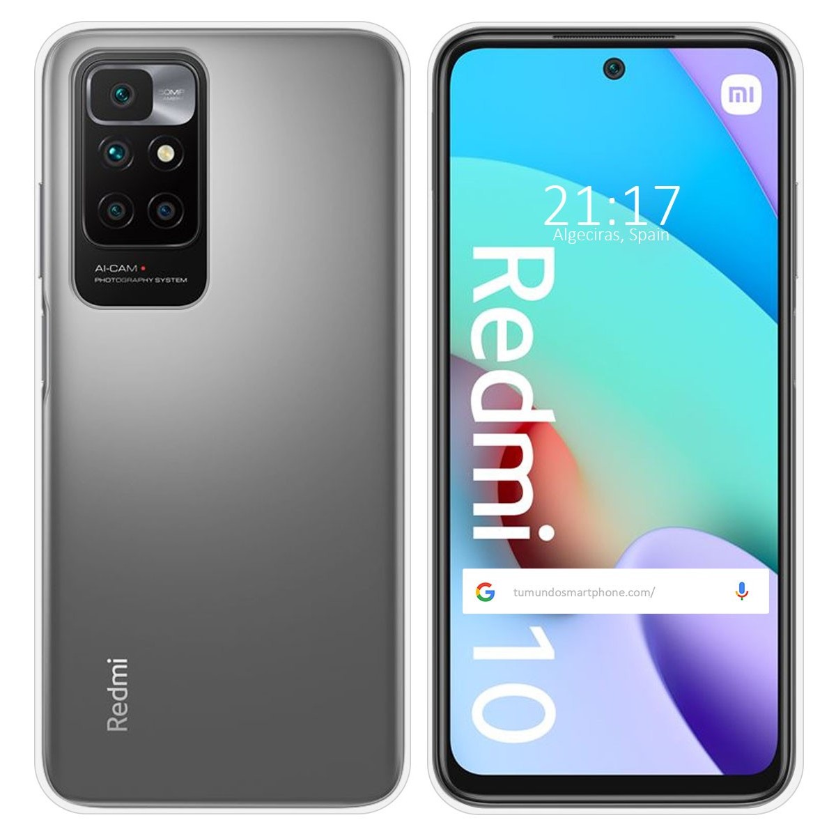 Funda Silicona Gel TPU Transparente para Xiaomi Redmi 10 (2021/2022)