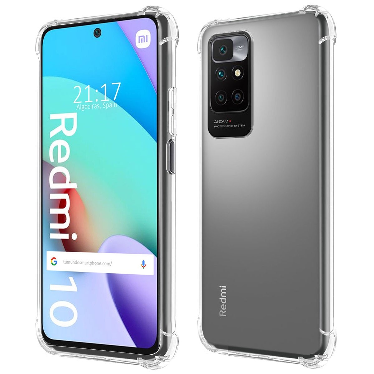 Funda Silicona Antigolpes Transparente para Xiaomi Redmi 10 (2021/2022)