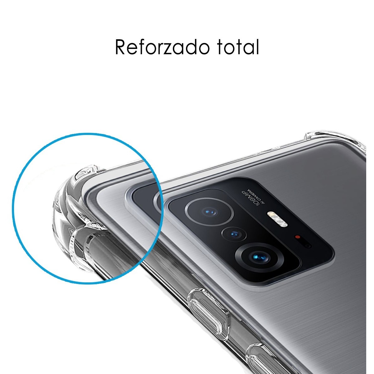 Funda Silicona Antigolpes Transparente para Xiaomi 11T 5G / 11T Pro 5G