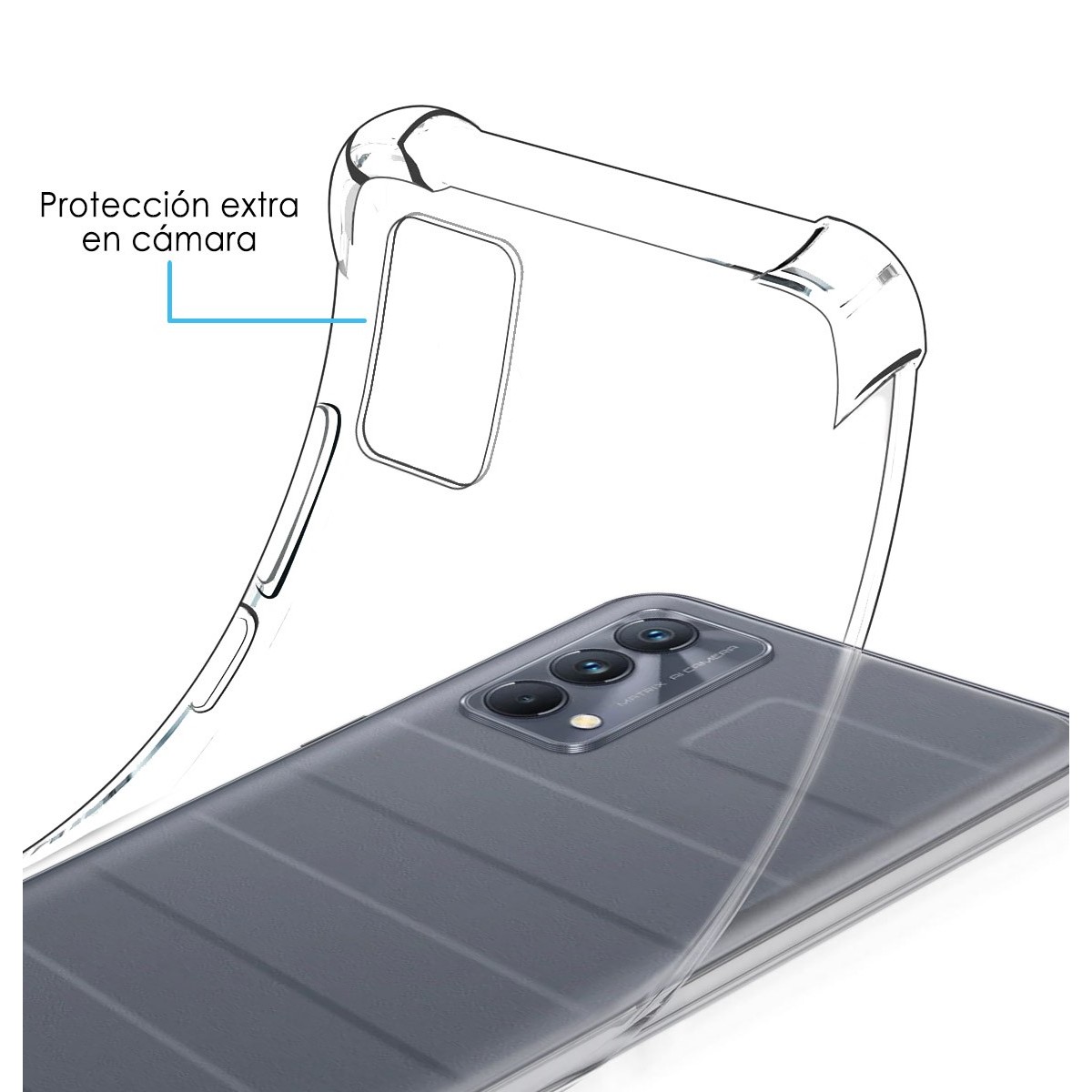 Funda Silicona Antigolpes Transparente para Realme GT Master Edition