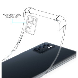 Funda Silicona Antigolpes Transparente para Oppo Reno 6 5G 2