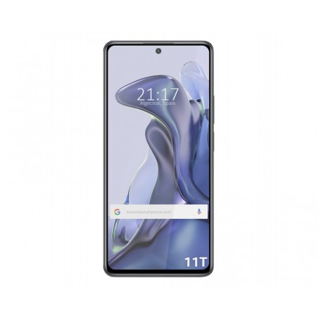 Protector Cristal Templado Completo 5D Full Glue Negro compatible con Xiaomi 11T 5G / 11T Pro 5G Vidrio