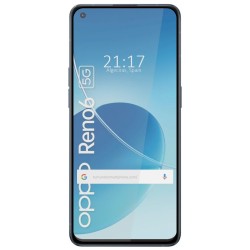 Protector Cristal Templado Completo 5D Full Glue Negro compatible con Oppo Reno 6 5G Vidrio 2