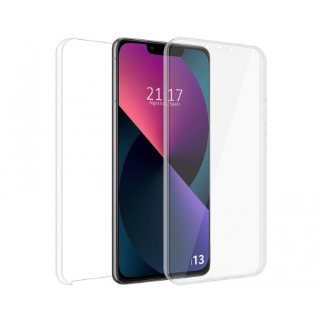 Funda Doble Transparente Pc + Tpu Full Body 360 compatible con Iphone 13 (6.1)