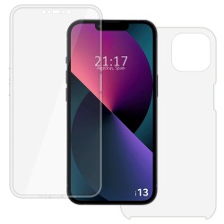 Funda Doble Transparente Pc + Tpu Full Body 360 compatible con Iphone 13 (6.1) 2