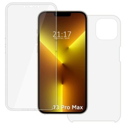 Funda Doble Transparente Pc + Tpu Full Body 360 compatible con Iphone 13 Pro Max (6.7) 2