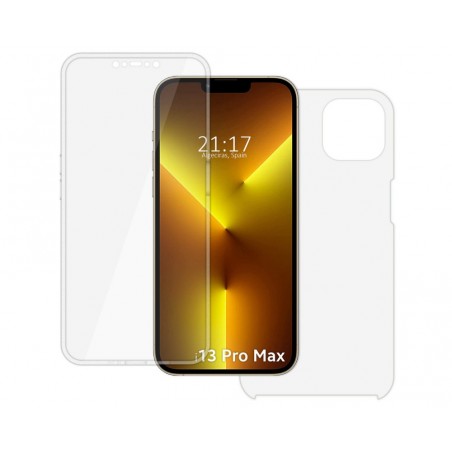 Funda Doble Transparente Pc + Tpu Full Body 360 compatible con Iphone 13 Pro Max (6.7)